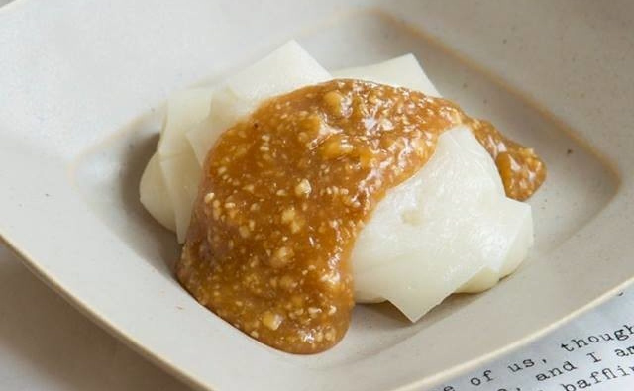 【レシピ】ピーナッツハニーの 味噌バター餅