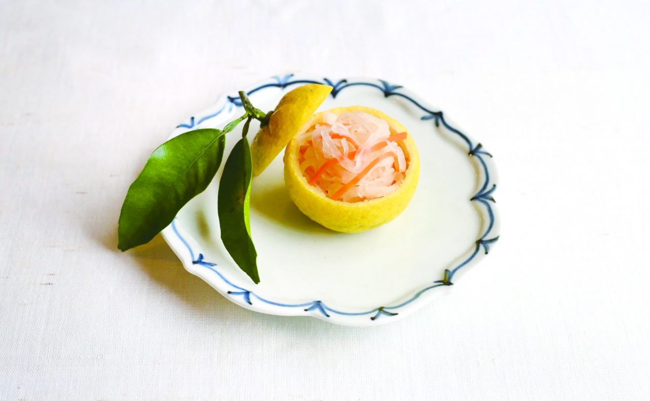 【レシピ】砂糖不使用！簡単はちみつおせち〜柚子香る、はちみつ紅白なます〜