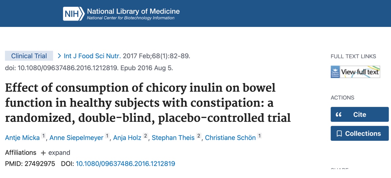 【チコリイヌリンと便秘の関係 ―― 最新の研究結果を解説】